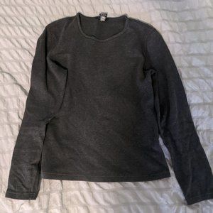 Gray long sleeve very warm t-shirt